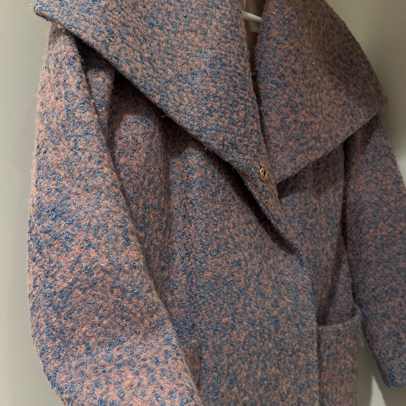 Oversized single-breasted coat - Armani Exchange - Picture 4 of 14